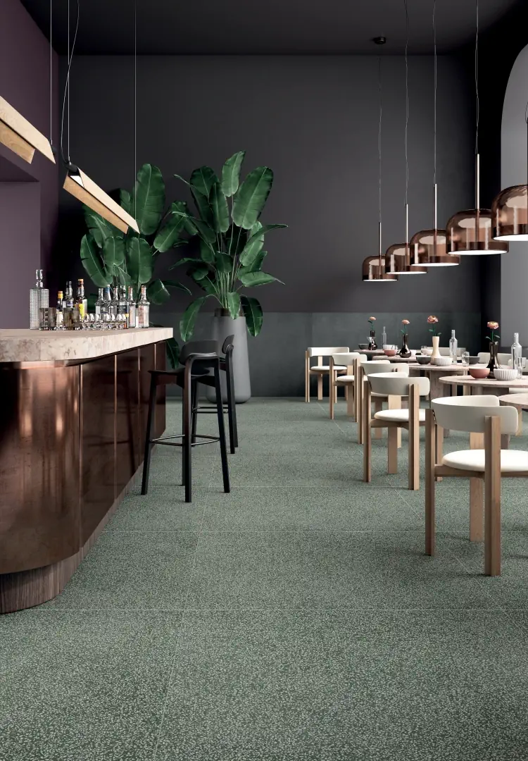 Gres Lea MASTERPIECE efekt kamień - aranzacja w eleganckiej lazience
