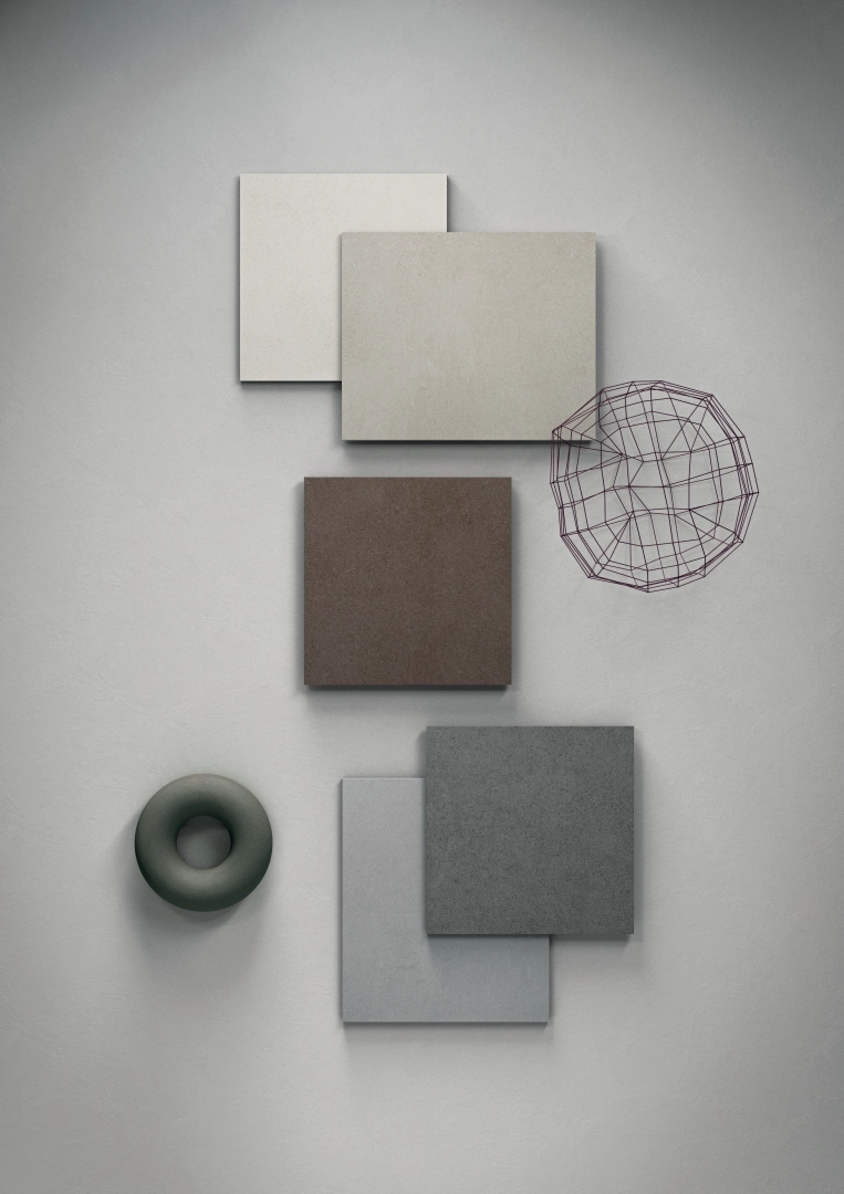 Gres Lea MASTERPIECE efekt kamień - aranzacja w minimalistycznym wnetrzu