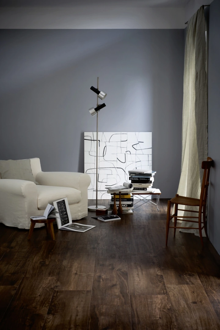 Gres Marazzi TREVERKHOME efekt drewno - aranzacja w elewacji domu