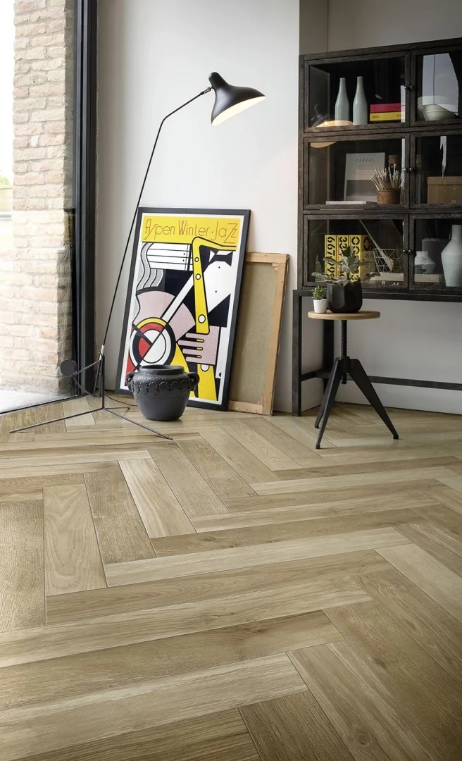 Gres Marazzi TREVERKFUSION efekt drewno - aranzacja w elewacji domu