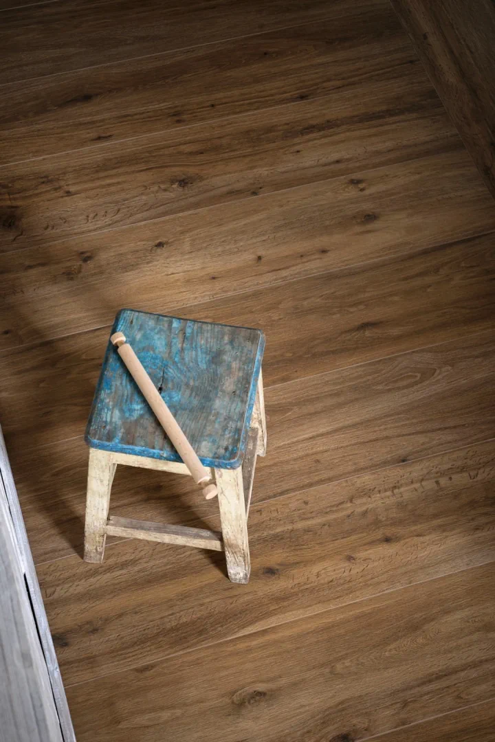 Gres Marazzi TREVERKTREND efekt drewno - aranzacja w elewacji domu