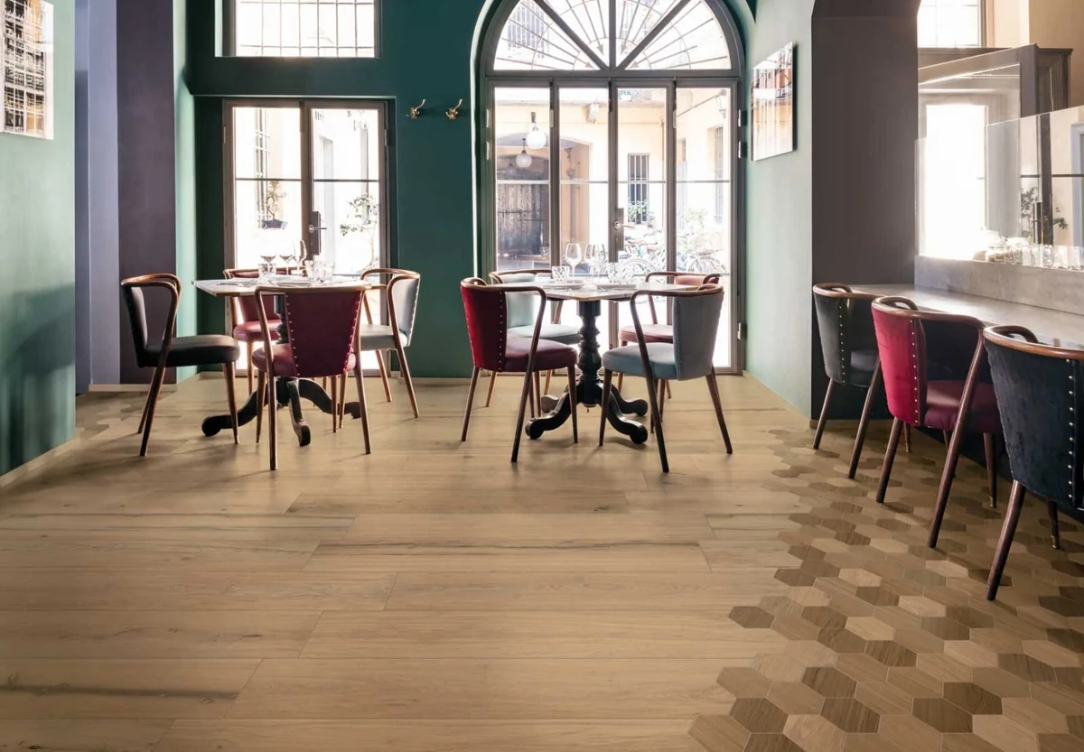 Gres Marazzi TREVERKLIFE efekt drewno - aranzacja w elewacji domu