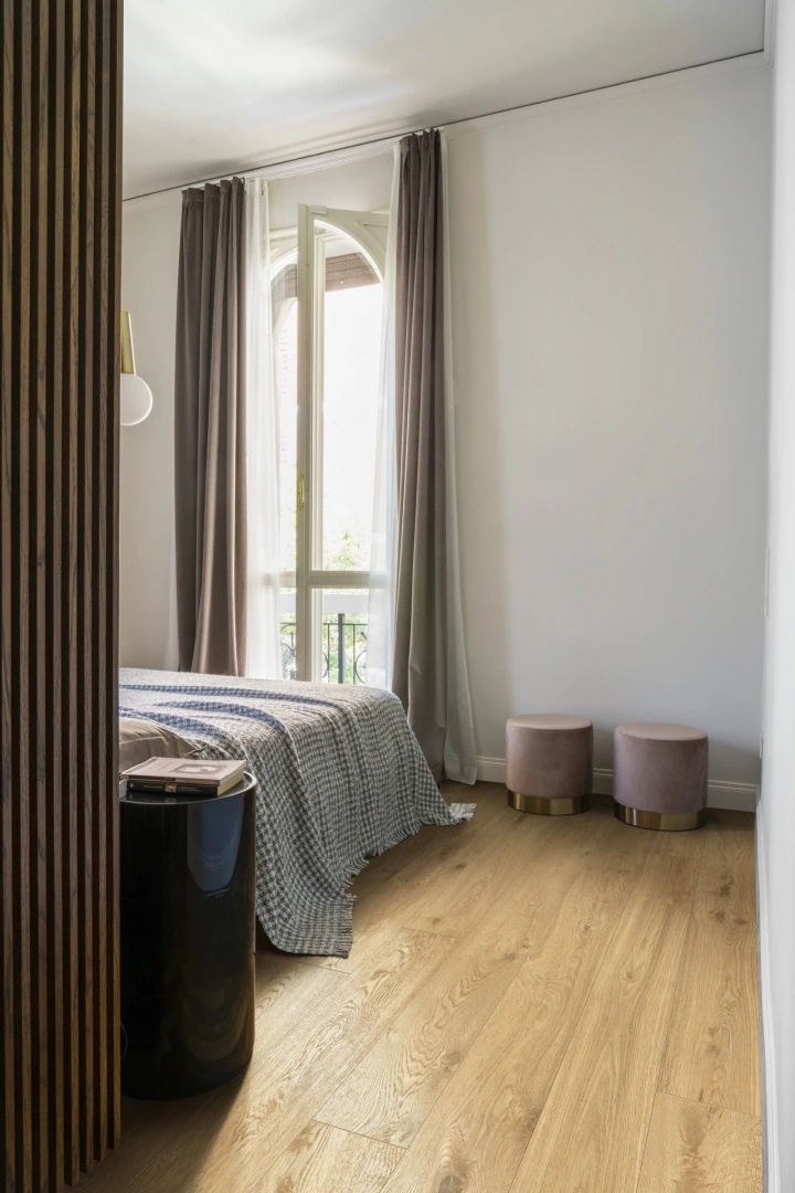 Gres Marazzi VERO efekt drewno - aranzacja w elewacji domu