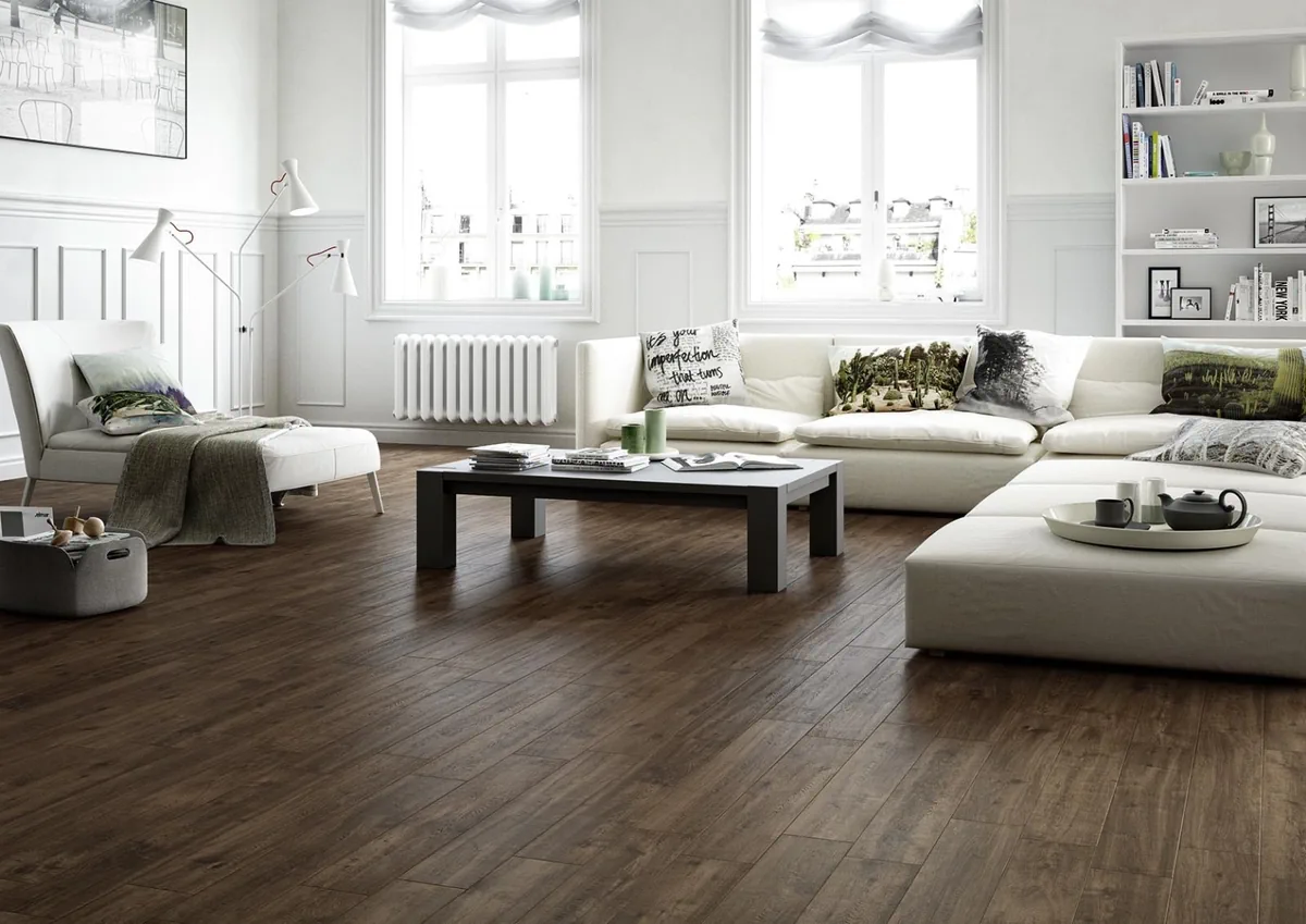 Gres Marazzi TREVERKWAY efekt drewno - aranzacja w elewacji domu