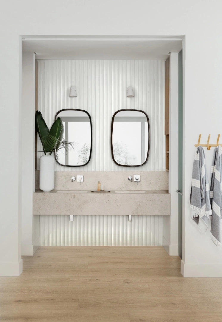 Gres Marazzi BLISS efekt kolor - aranzacja w eleganckiej lazience