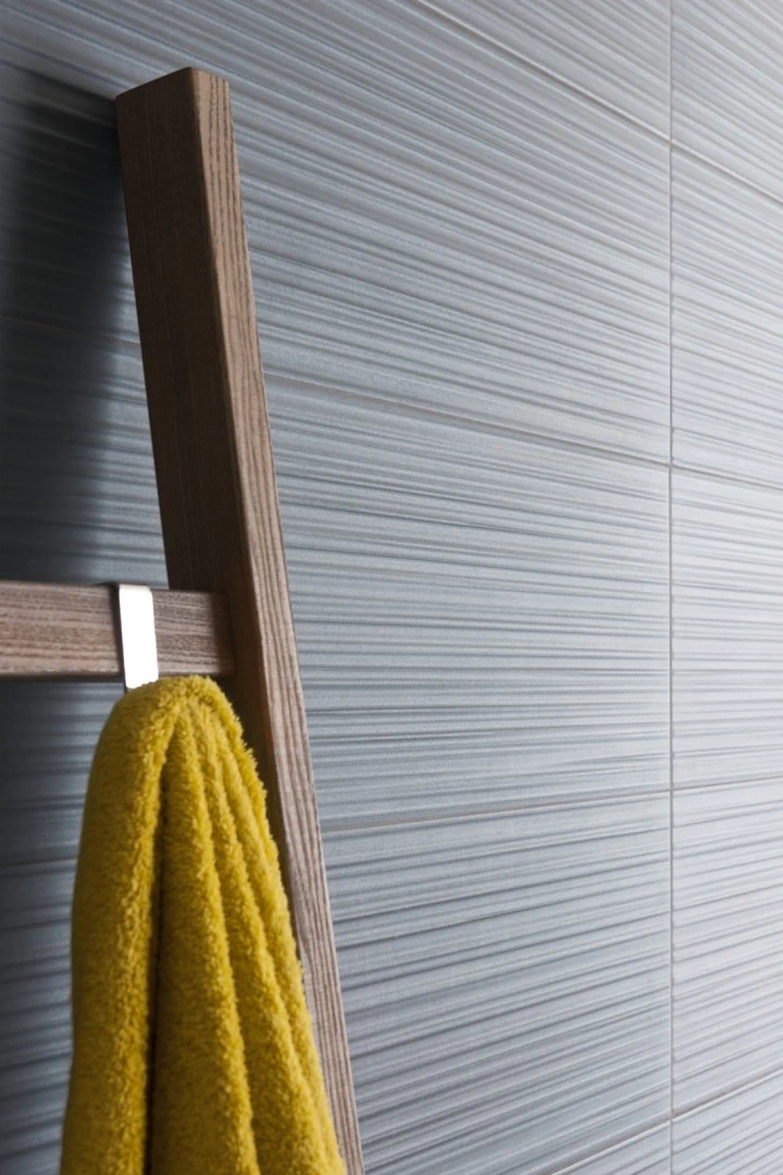 Gres Marazzi CHALK efekt beton - aranzacja w eleganckiej lazience