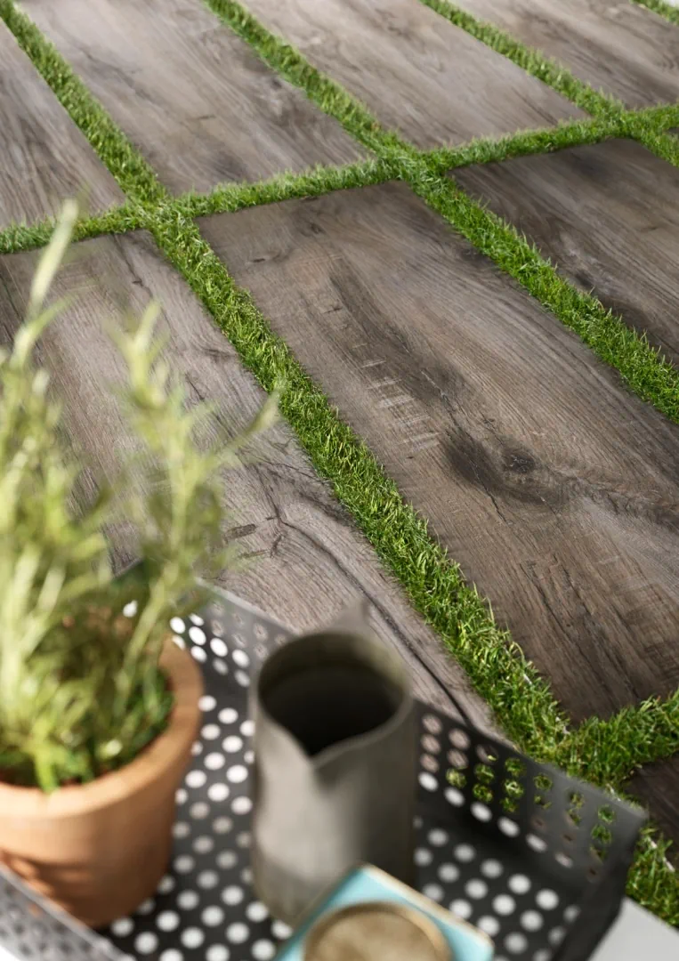 Gres Marazzi TREVERKMADE efekt drewno - aranzacja w eleganckiej lazience