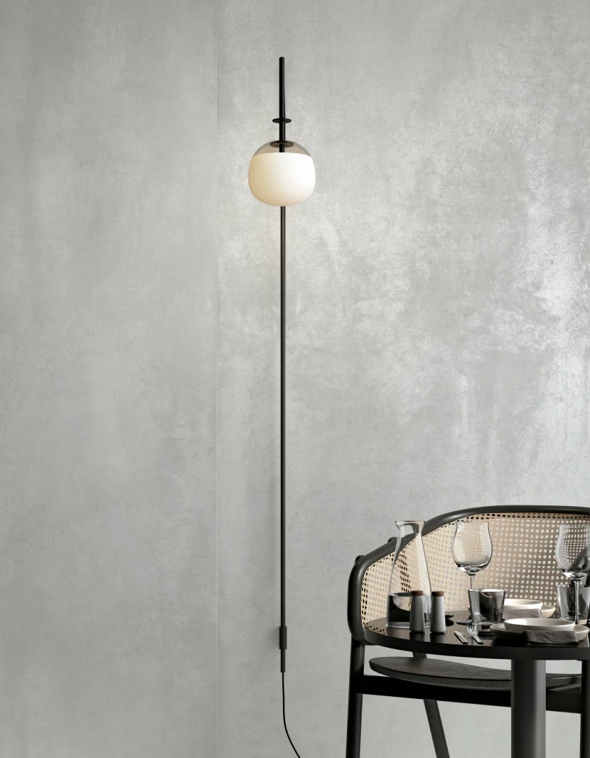 Gres Mirage LEMMY efekt metal, kamień - aranzacja w eleganckiej lazience