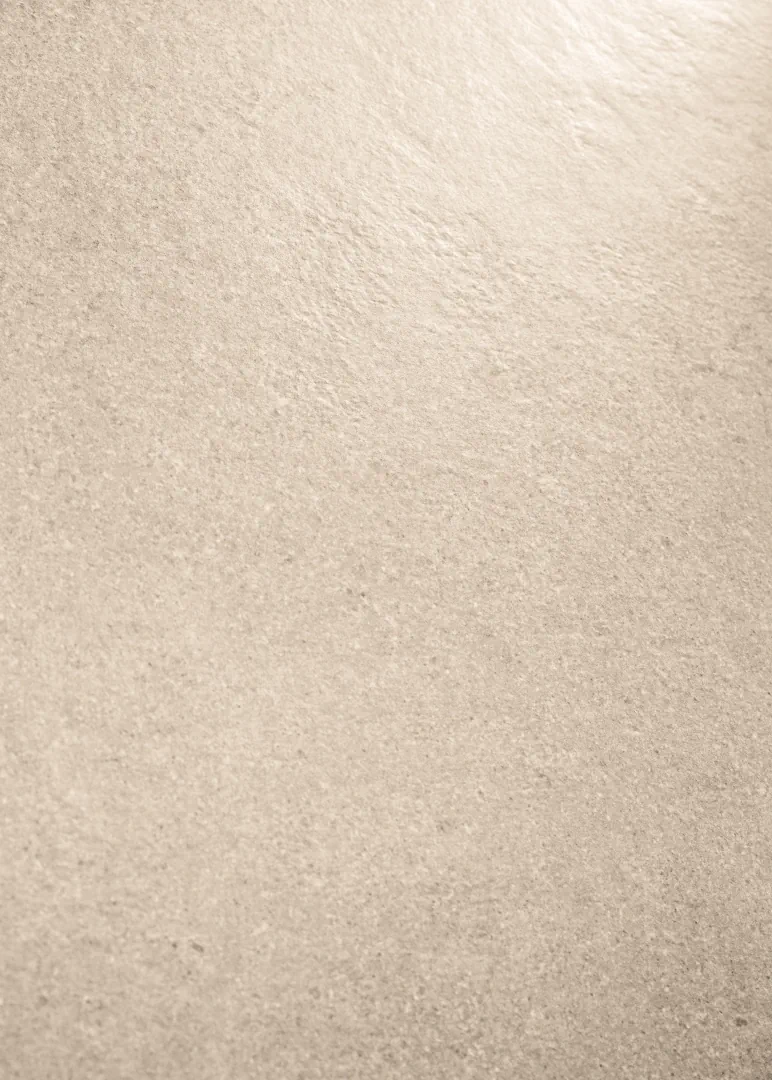 Gres Piemme CEMENT VIBES efekt beton - aranzacja w przestronnym holu