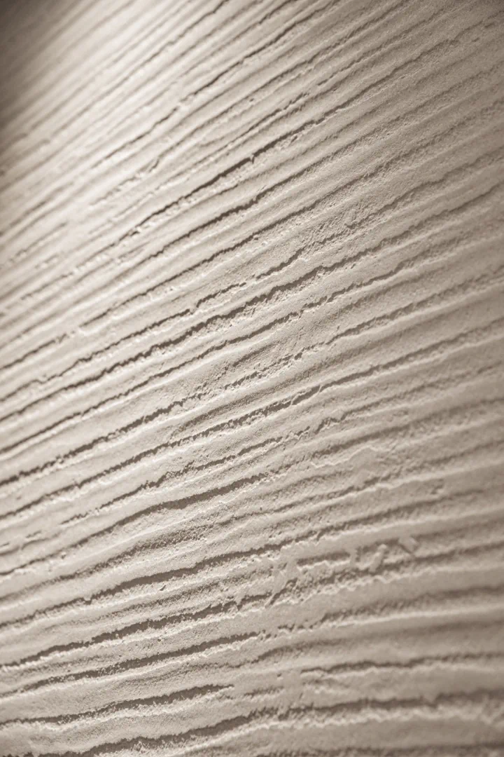 Gres Piemme CEMENT VIBES efekt beton - aranzacja w przy kominku