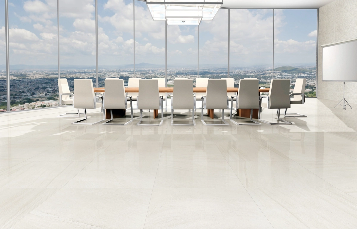 Gres Piemme PURESTONE efekt kamień - aranzacja w eleganckiej lazience