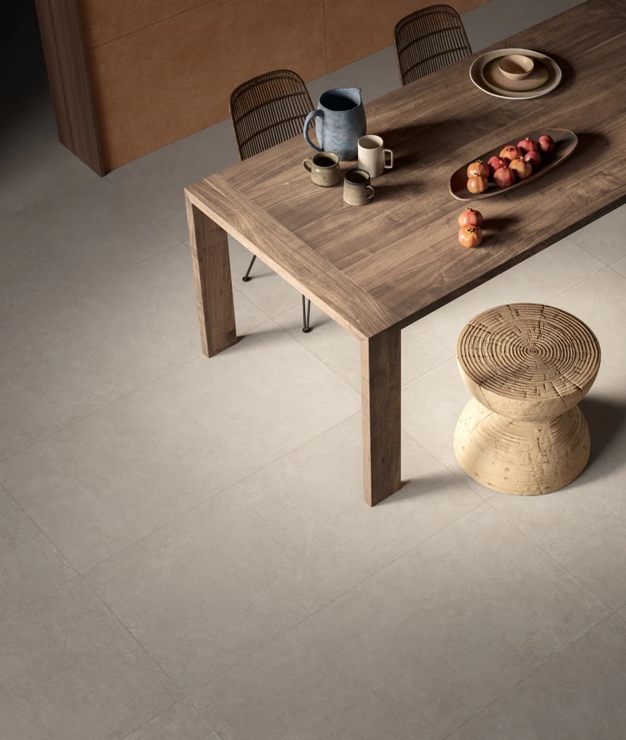 Gres Piemme HOMEY efekt kamień - aranzacja w eleganckiej lazience