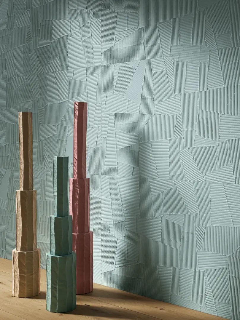 Gres Piemme HOMEY PAPER CLAY efekt kamień - aranzacja w elewacji domu