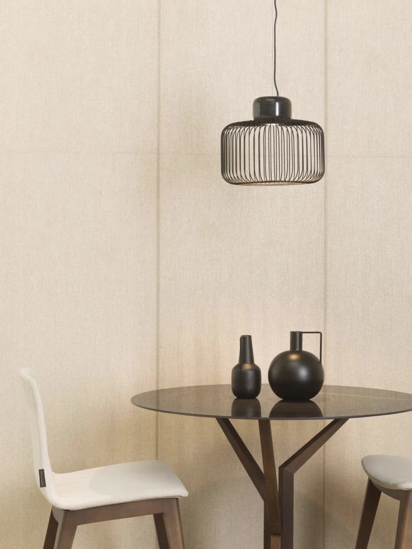 Gres Porcelanosa TAILOR efekt kolor - aranzacja w przestronnym holu