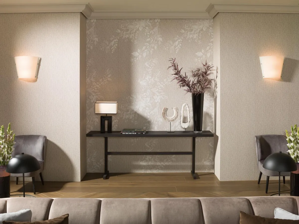 Gres Porcelanosa GENT efekt drewno - aranzacja w elewacji domu