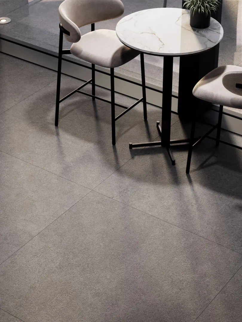 Gres Porcelanosa TOURMALET efekt kamień - aranzacja w eleganckiej lazience