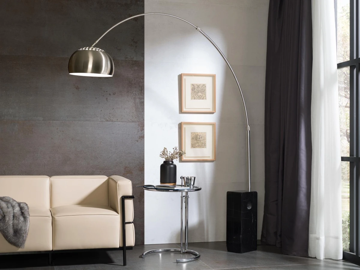 Gres Porcelanosa STEEL efekt metal - aranzacja w eleganckiej lazience