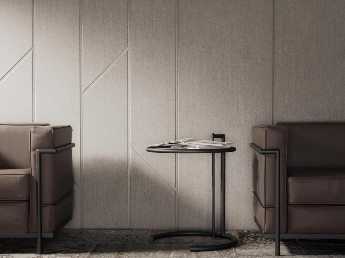 Gres Porcelanosa TAILOR efekt kolor - aranzacja w nowoczesnym salonie
