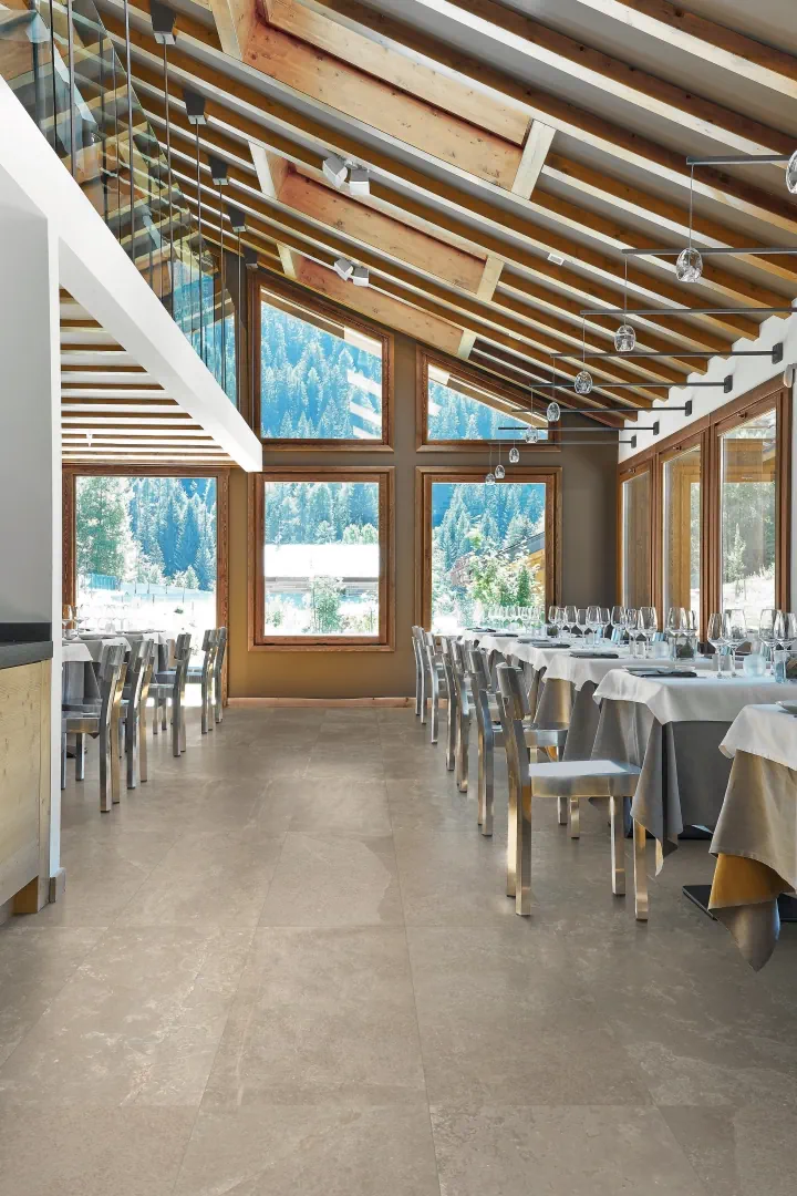 Gres Provenza GROOVE efekt beton - aranzacja w eleganckiej lazience