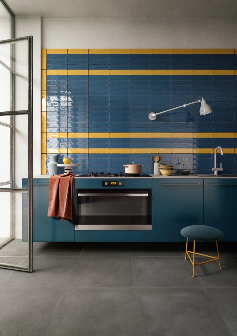 Gres Provenza KARMAN efekt beton - aranzacja w eleganckiej lazience