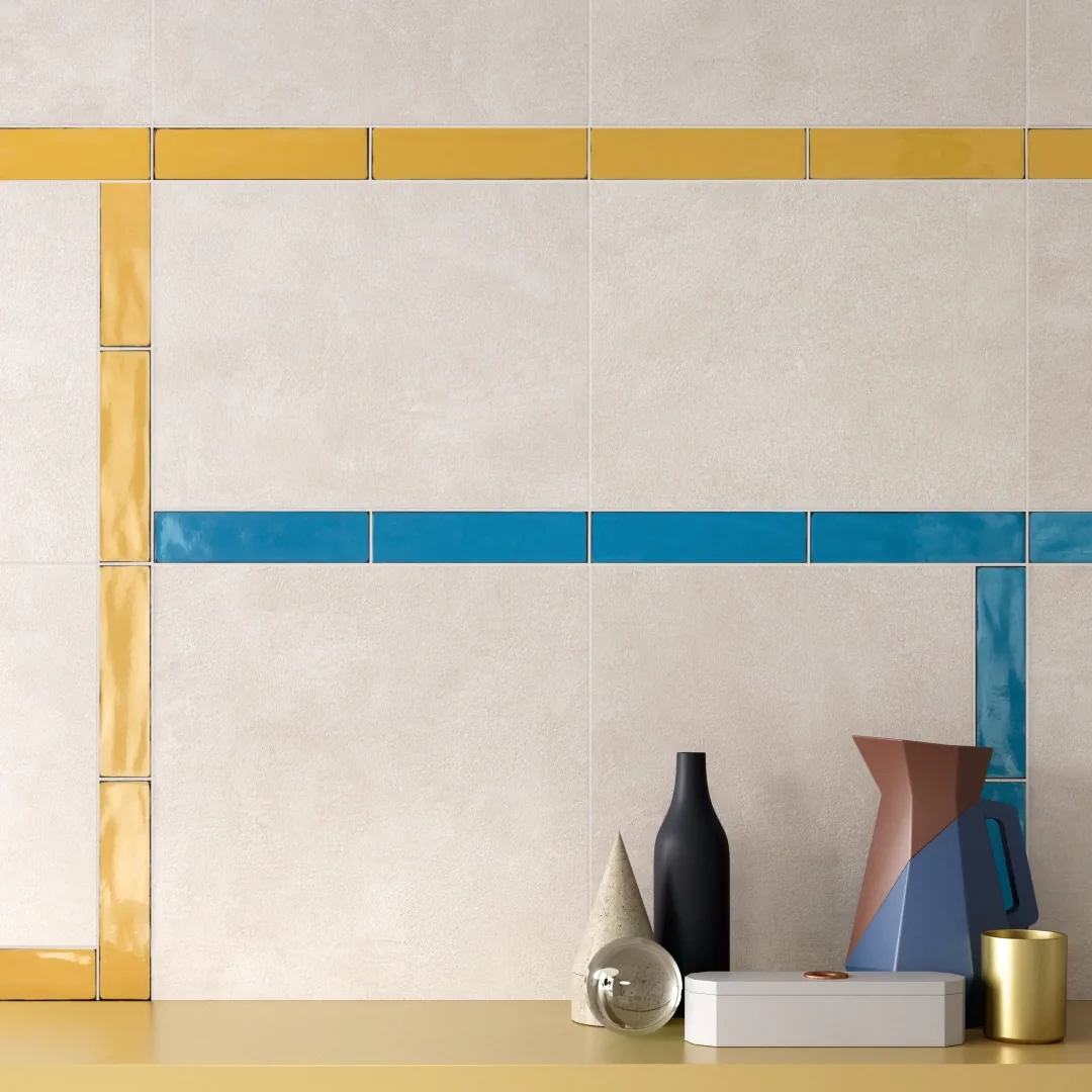 Gres Provenza KARMAN efekt beton - aranzacja w eleganckiej lazience