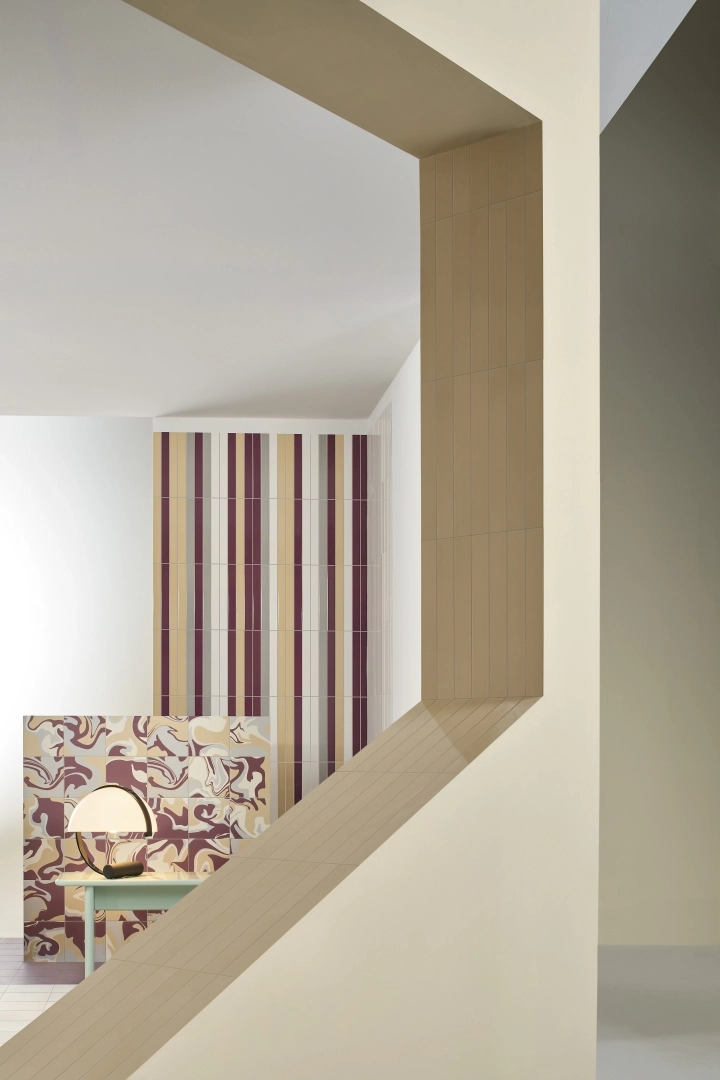 Gres Quintessenza COLORS efekt kolor - aranzacja w elewacji domu