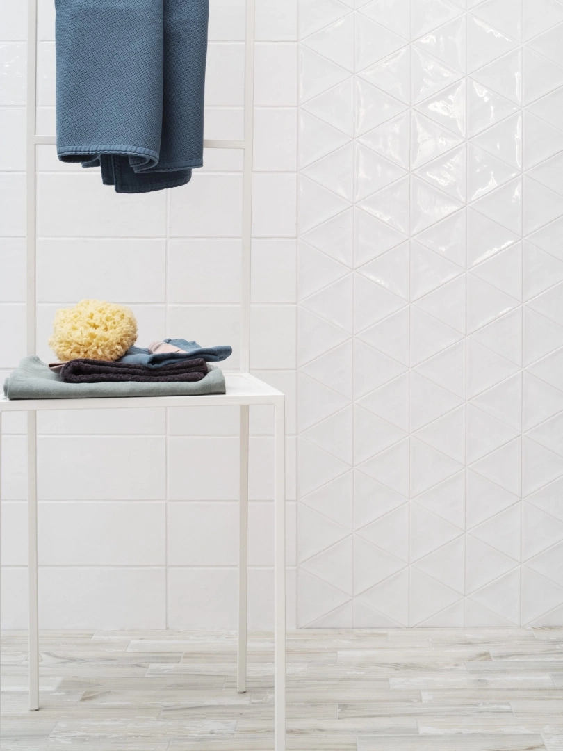 Gres Quintessenza 3LATI efekt beton, metal - aranzacja w minimalistycznym wnetrzu
