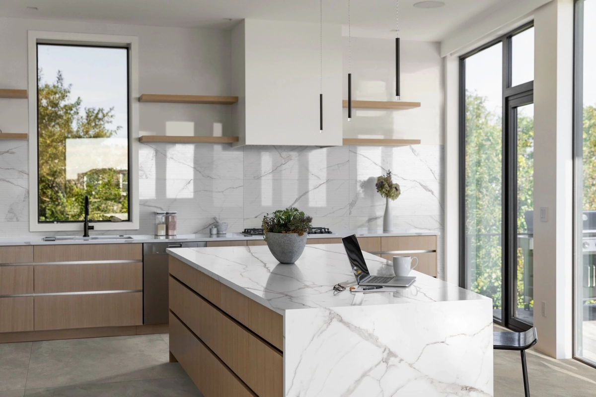 Gres Ragno MIXED efekt beton - aranzacja w eleganckiej lazience