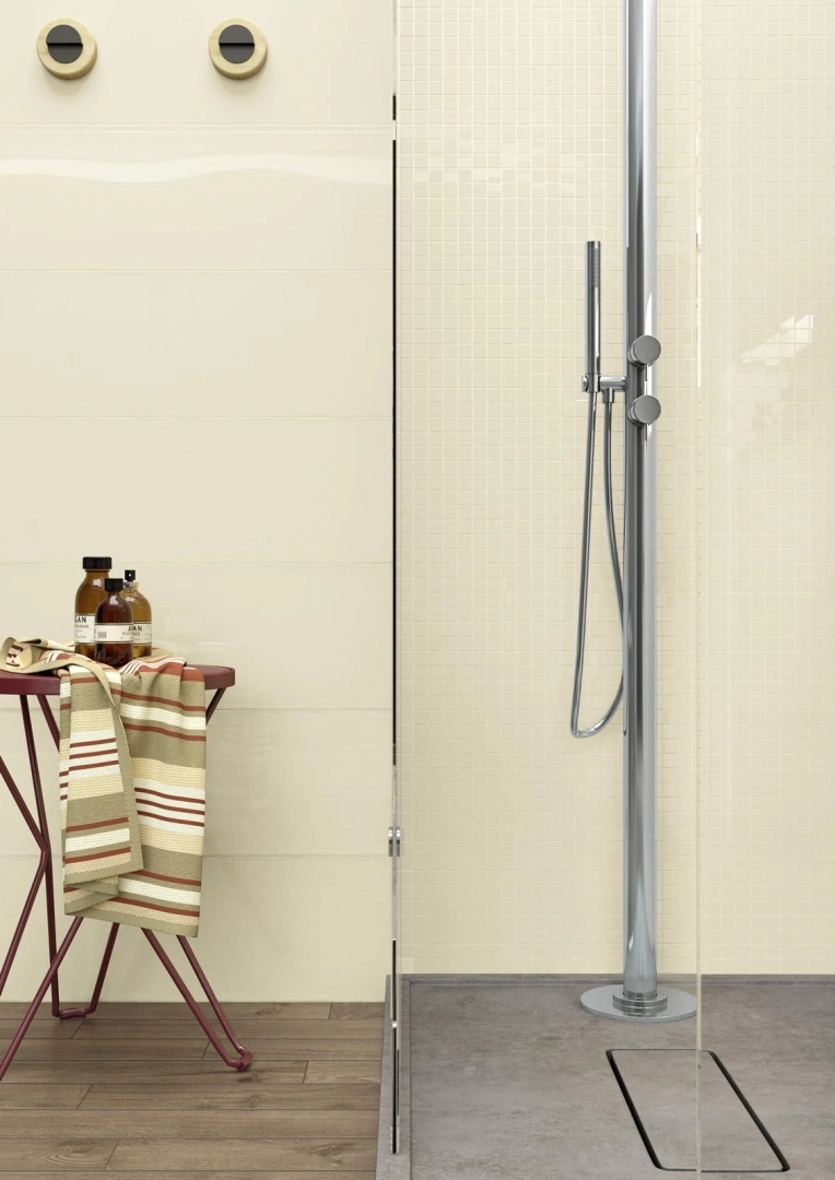 Gres Ragno FRAME efekt kolor - aranzacja w eleganckiej lazience