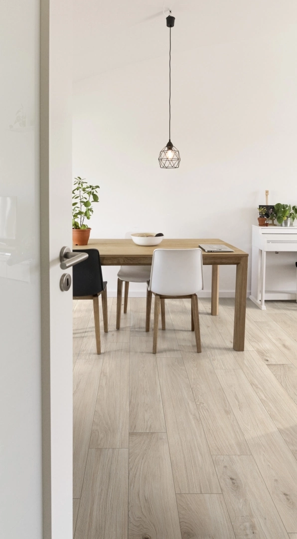 Gres Ragno GROVE efekt drewno - aranzacja w eleganckiej lazience