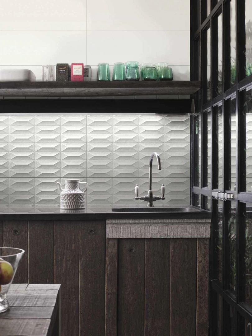 Gres Ragno TEMPERA efekt kolor - aranzacja w eleganckiej lazience