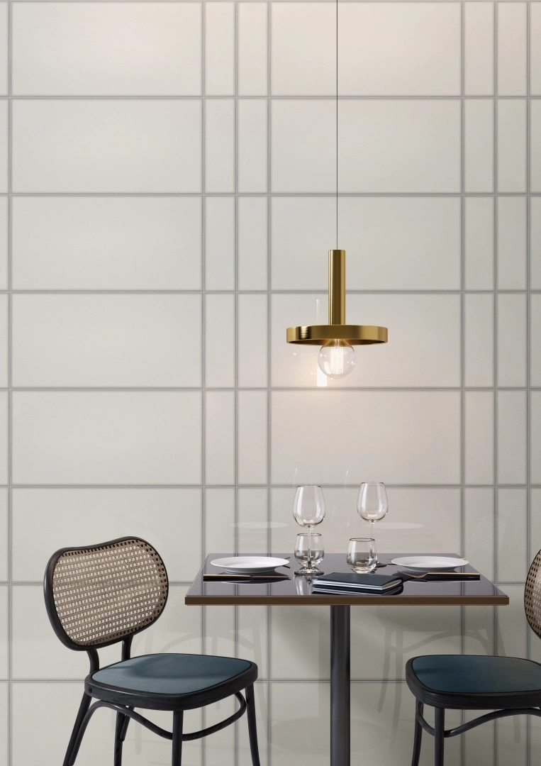 Gres Refin VETRI efekt kolor - aranzacja w eleganckiej lazience