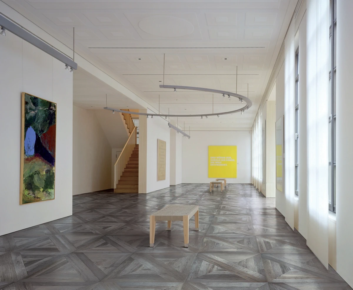 Gres Refin MANSION efekt drewno - aranzacja w eleganckiej lazience
