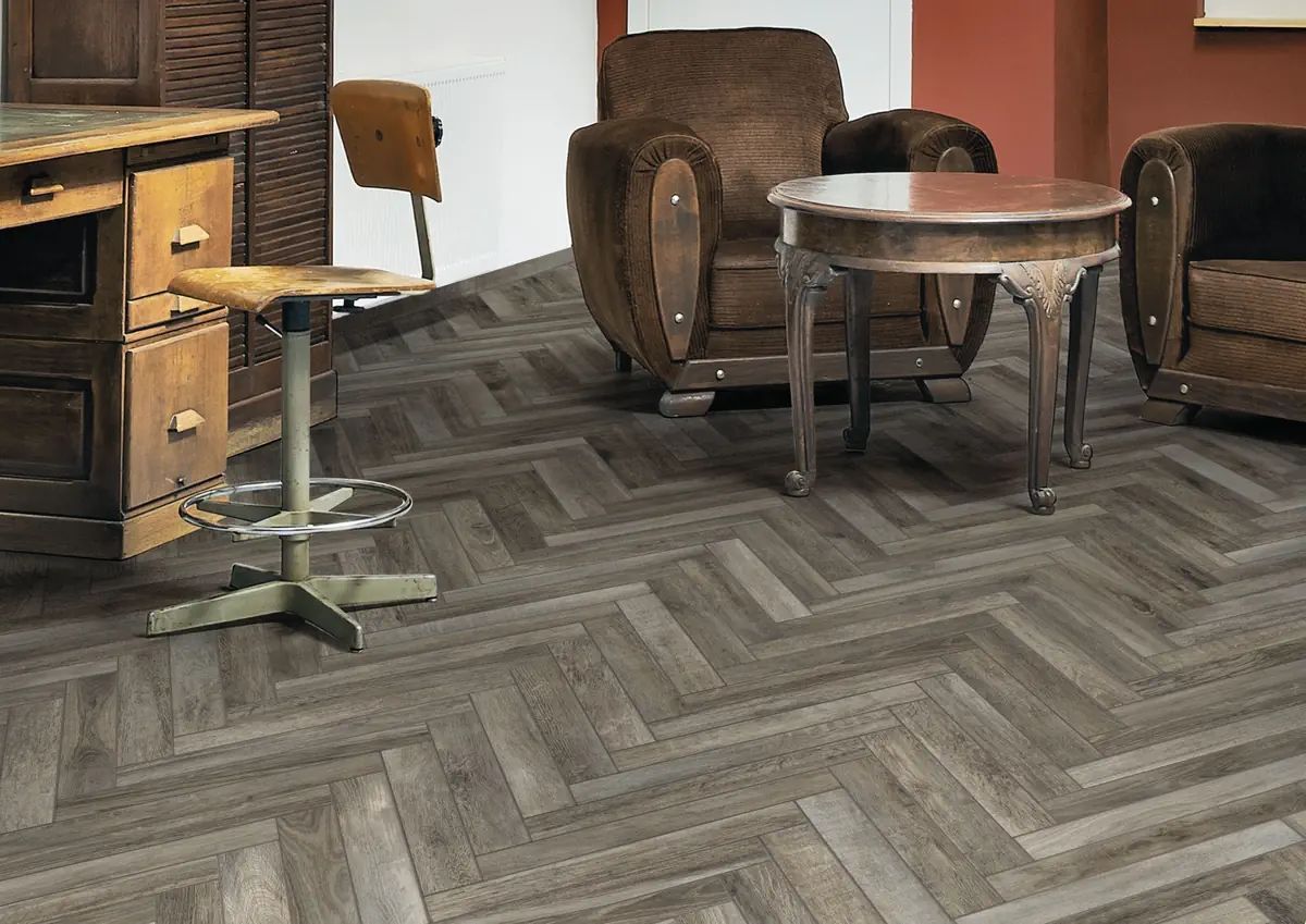 Gres Rondine GREENWOOD efekt drewno - aranzacja w eleganckiej lazience