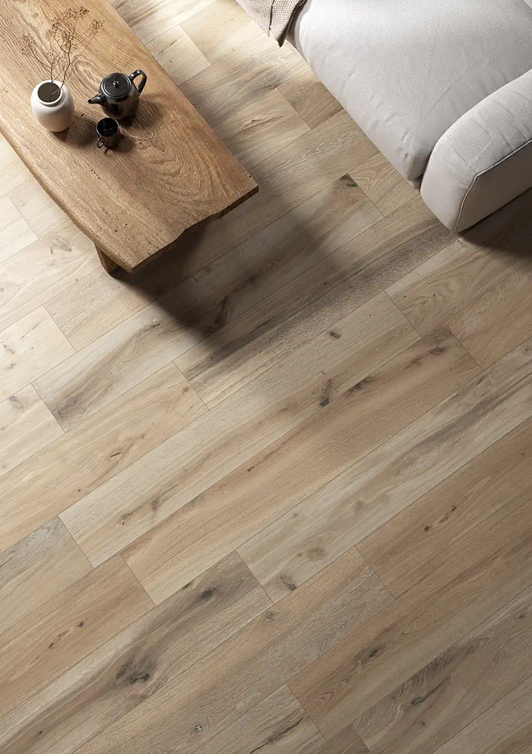 Gres Rondine TIMELESS efekt drewno - aranzacja w eleganckiej lazience