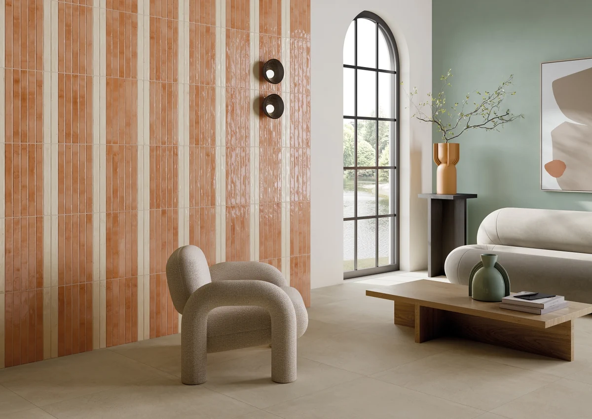 Gres Rondine COLORS efekt kolor - aranzacja w eleganckiej lazience
