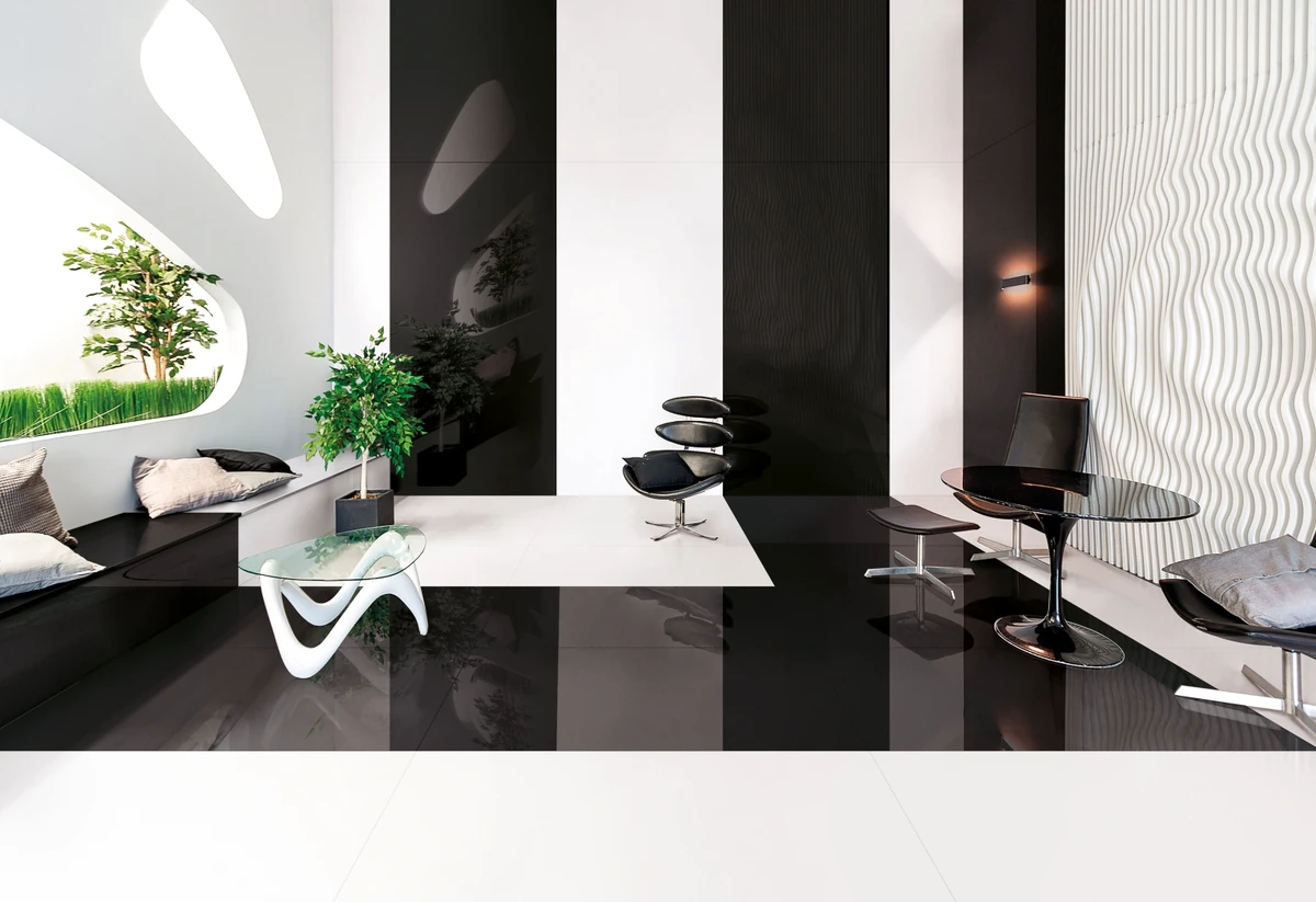 Gres Rondine TINTE UNITE efekt kolor - aranzacja w eleganckiej lazience