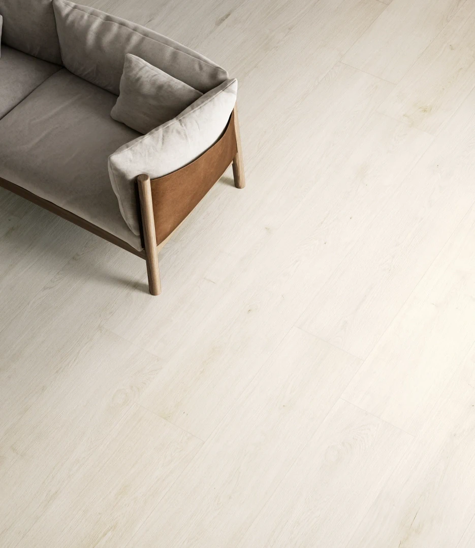 Gres Santagostino PRIMEWOOD efekt drewno - aranzacja w eleganckiej lazience