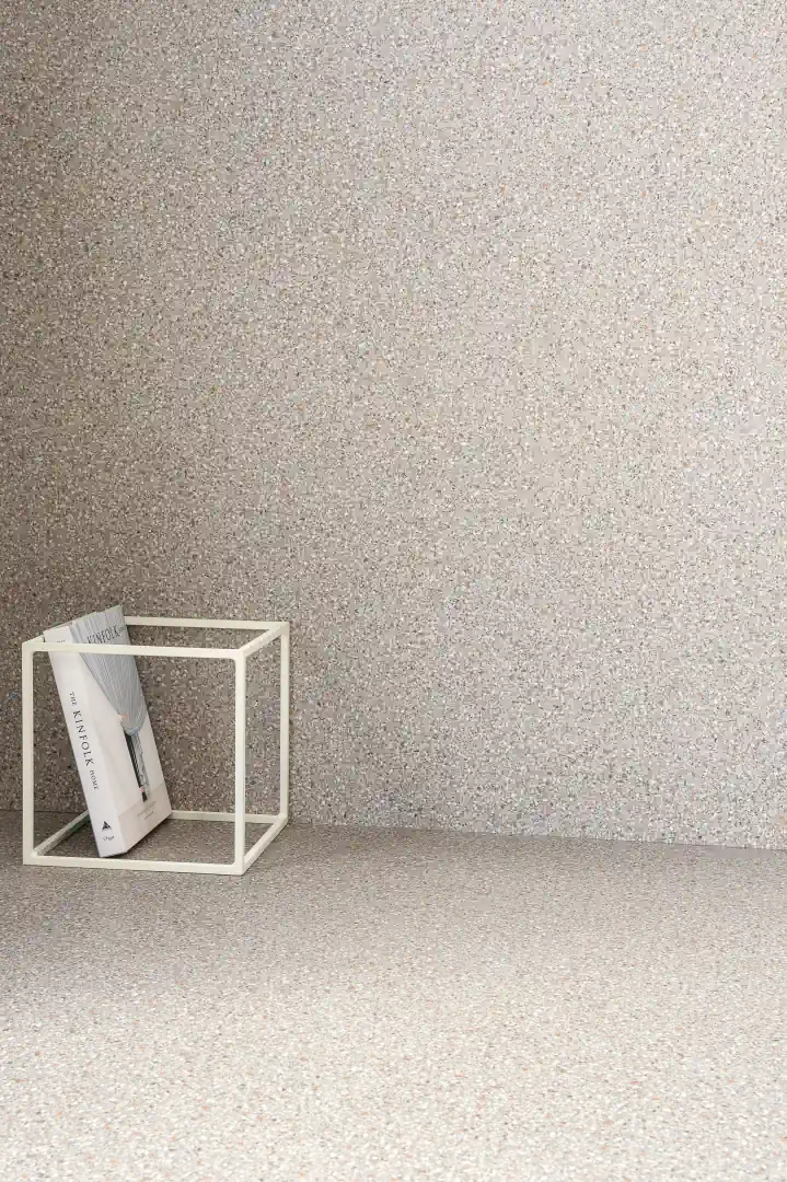 Gres Santagostino NEWDECO efekt terrazzo - aranzacja w elewacji domu