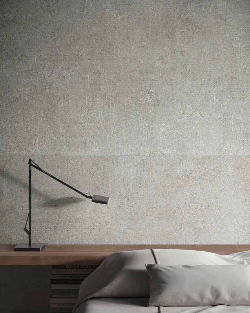 Gres Santagostino NOVART efekt dywan - aranzacja w eleganckiej lazience