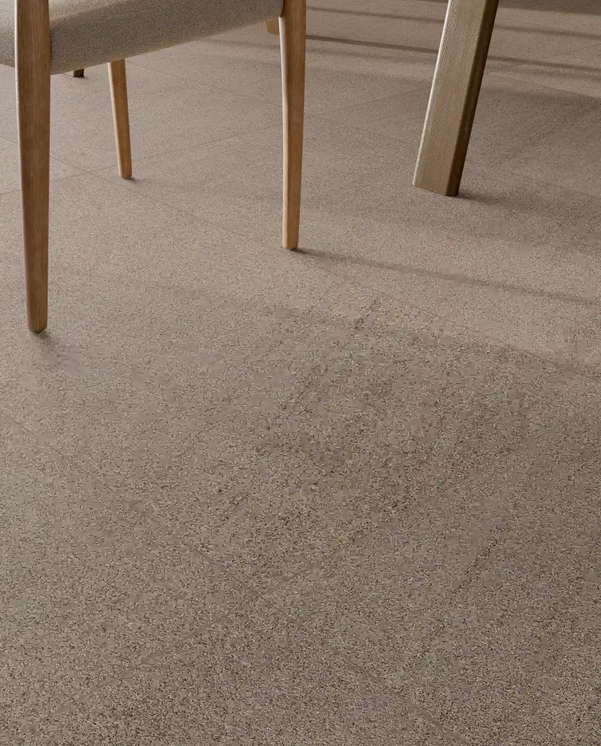 Gres Santagostino WINDSTONE efekt kamień - aranzacja w eleganckiej lazience