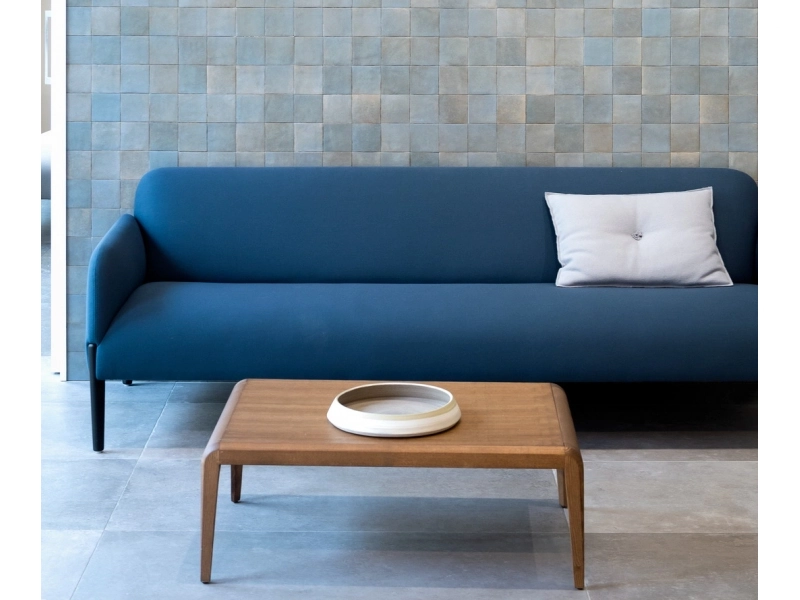 Gres porcelanowy Ragno Mélange efekt kolor w luksusowym salonie