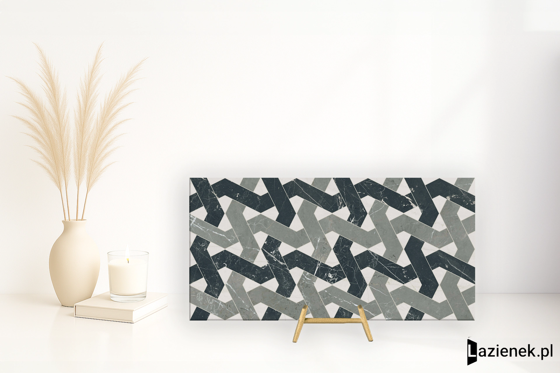 Abk Sensi Fantasy Zigzag Połysk 3D 60x120 cm - płytka rektyfikowana/ APF60014411