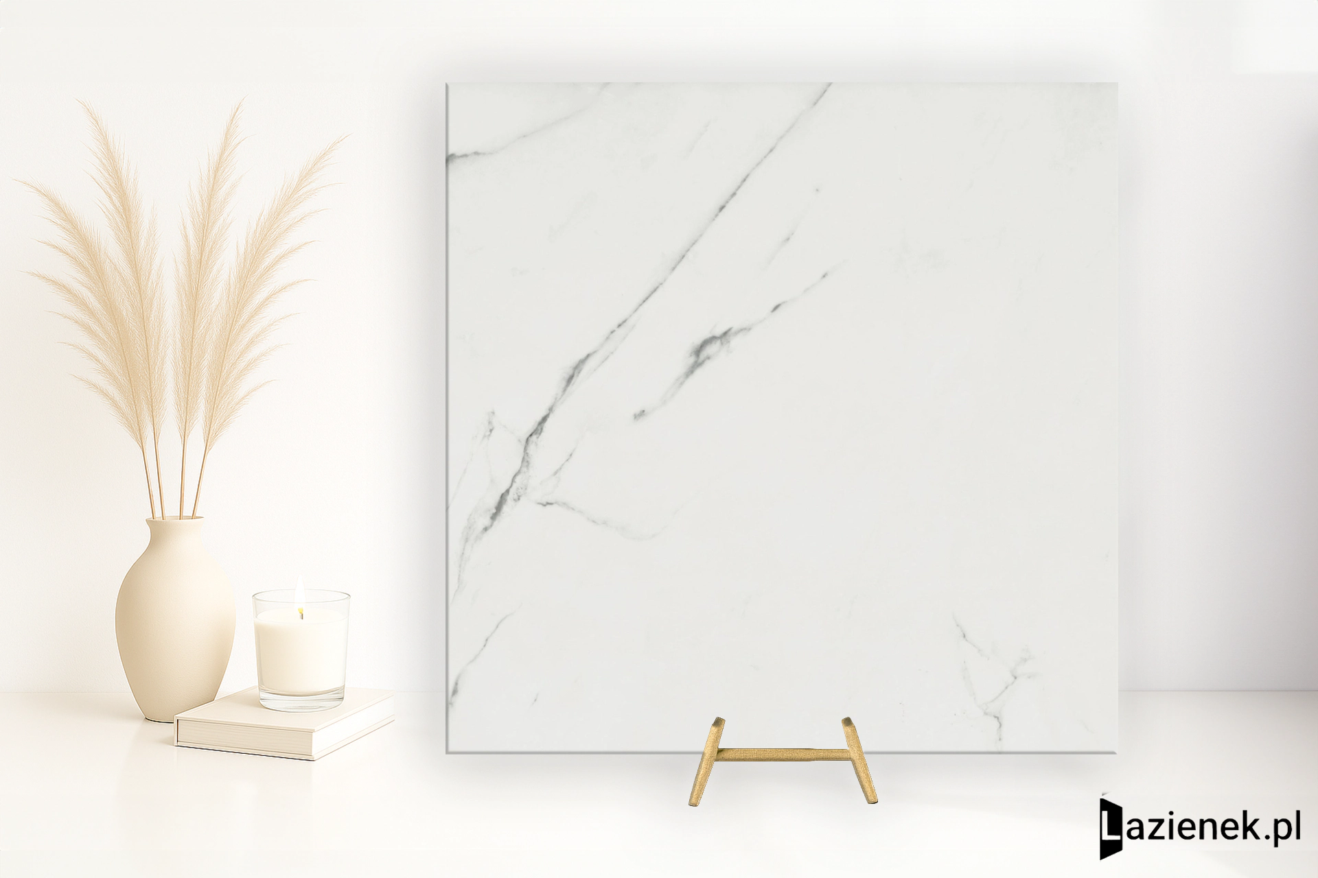 Abk Sensi Up Statuario Ultra połysk 120x120 cm - płytka rektyfikowana/ APF60000389