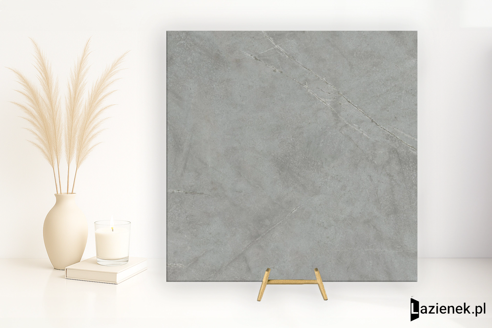 Abk Atlantis Grey półpolerowana 120x120 cm - płytka rektyfikowana/ APF60005855