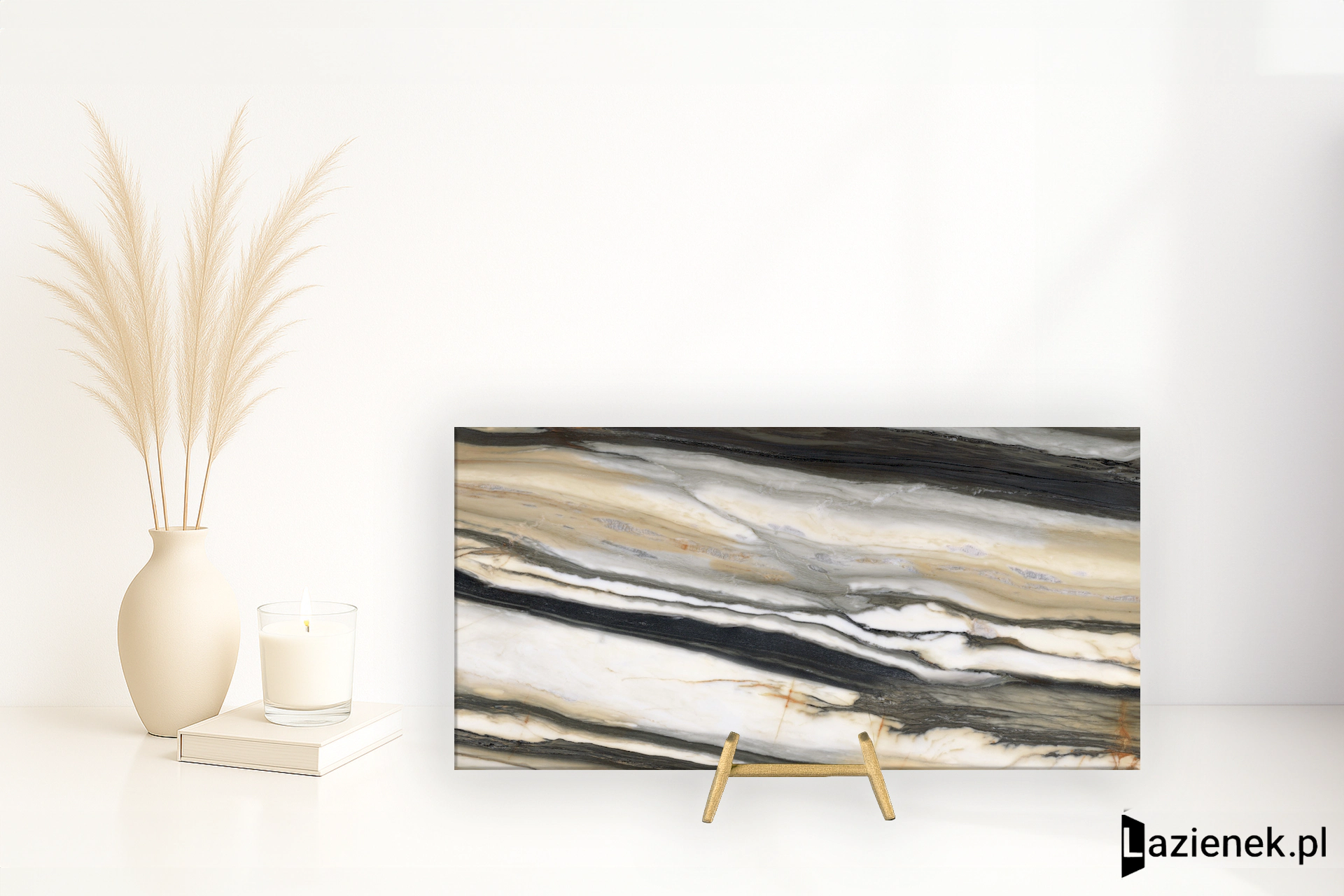 Abk Sensi 900 Oyster Gold połysk 60x120 cm - płytka rektyfikowana/ APF60012502