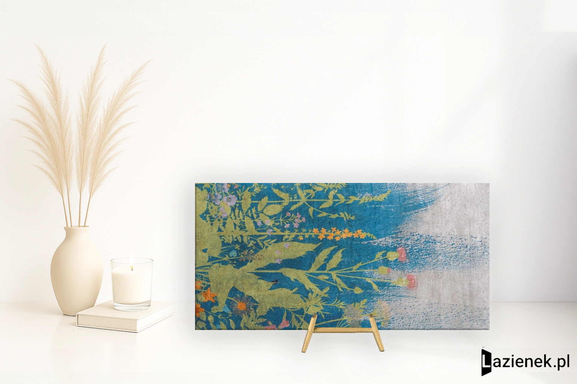 Abk Wide&Style Botanical Blue A matowa R10 160x320 cm - płytka rektyfikowana/ APF60007299