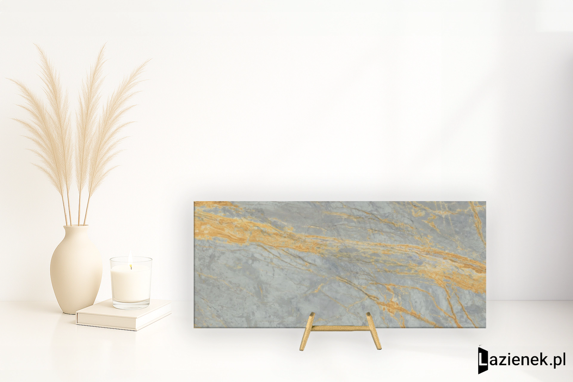 Abk Sensi Signoria Grigio Siena połysk 120x280 cm - płytka rektyfikowana/ APF60008840
