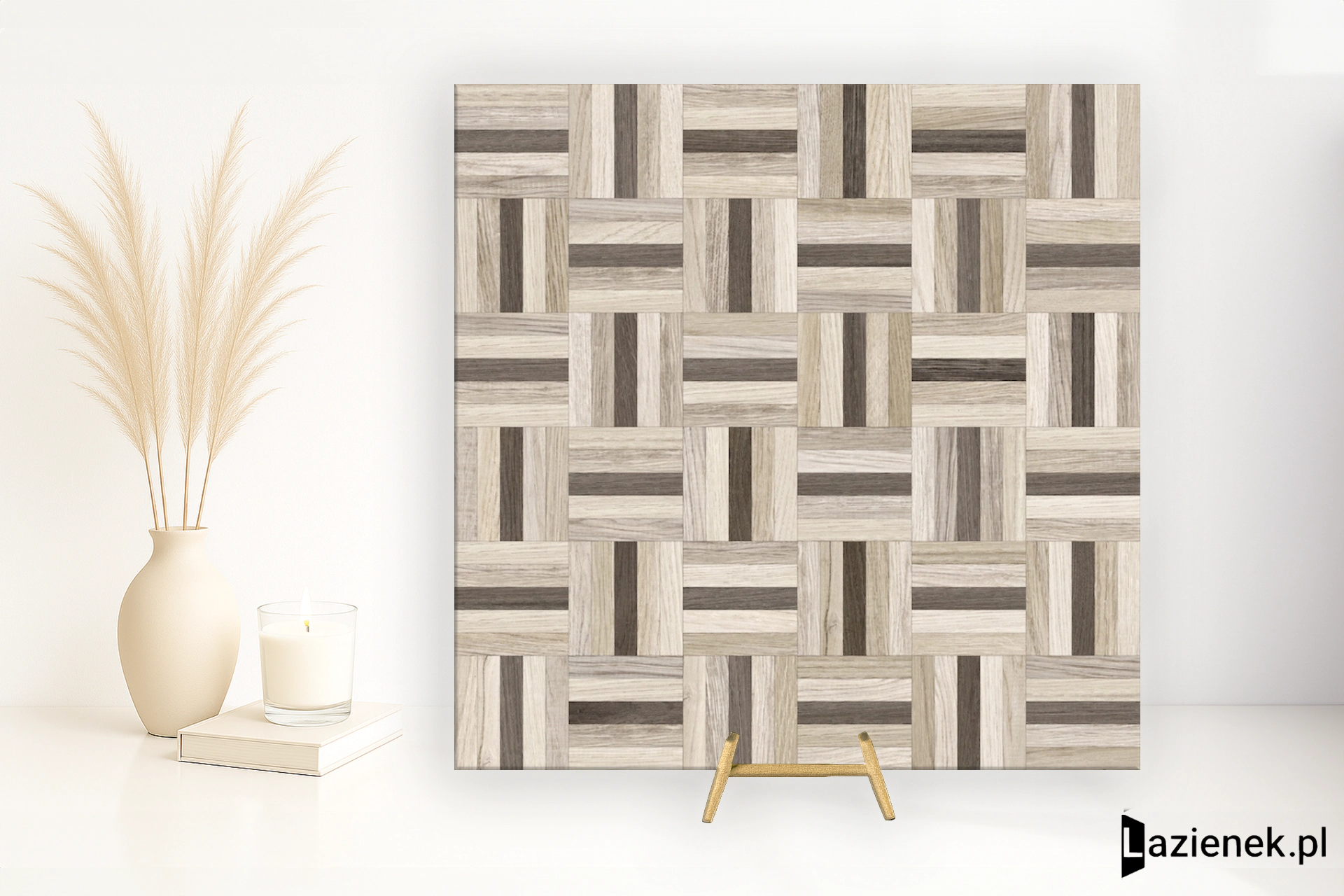 Apavisa Crosswood Beige naturalna 59.55x59.55 cm gr. 10 mm - płytka rektyfikowana / 8431940469183