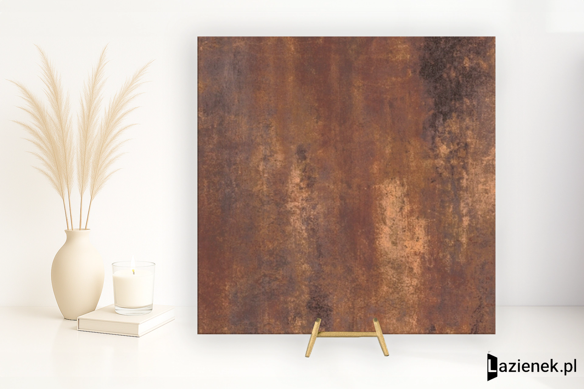 Apavisa Corten Copper naturalna 59.55x59.55 cm gr. 7 mm - płytka rektyfikowana / 8431940415517